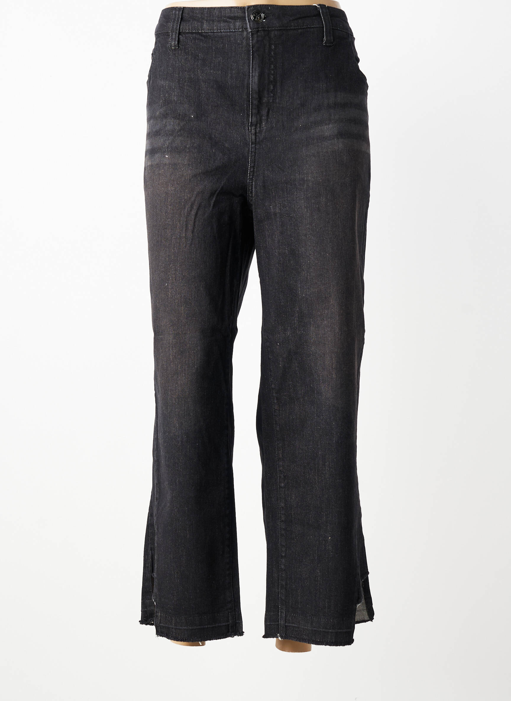 Jeans coupe droite taille normale taille normale noir SHEEGO femme