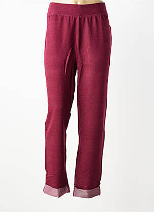 Pantalon slim taille élastique taille normale rouge SHEEGO femme