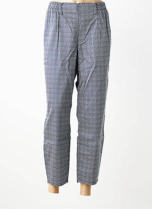 Pantalon droit stretch taille normale bleu SHEEGO femme
