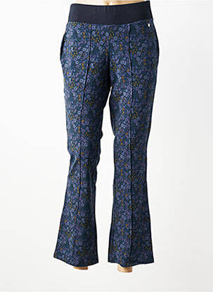 Pantalon flare stretch taille normale bleu SHEEGO femme