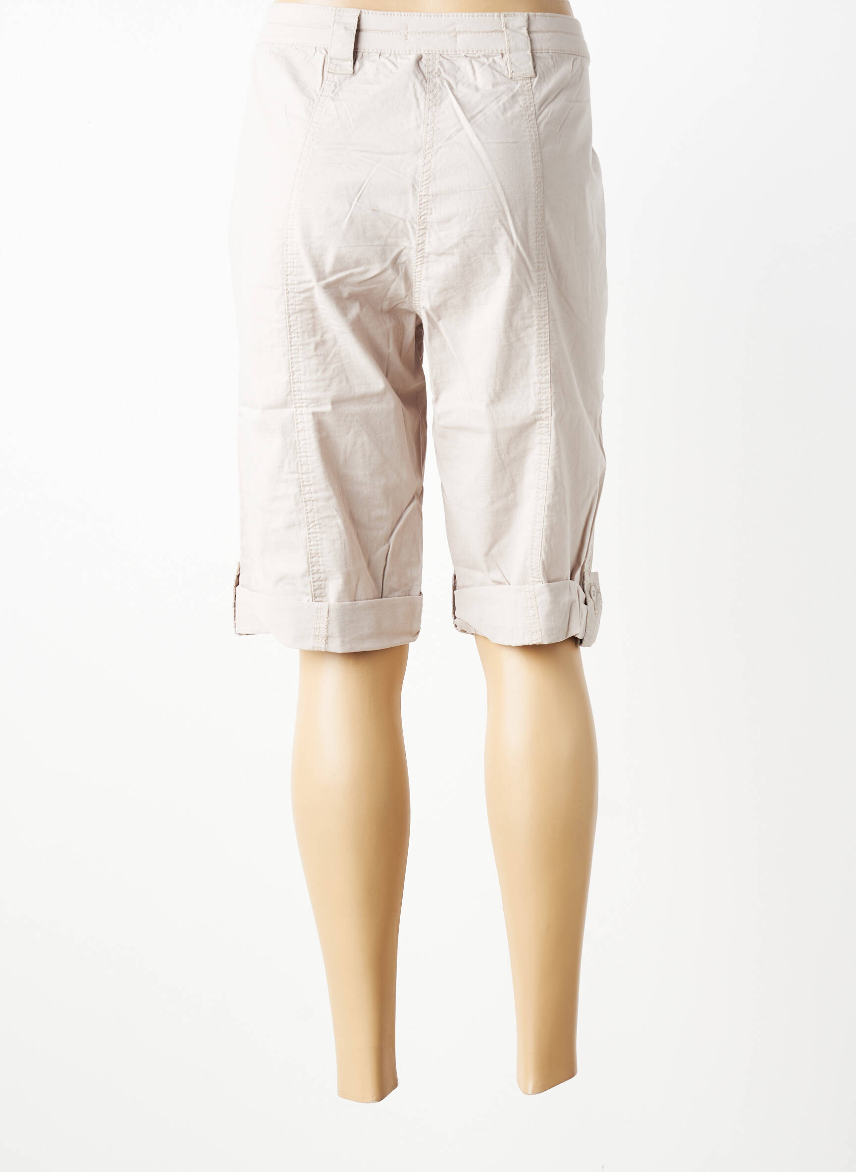 Bermuda coupe droite taille normale gris SHEEGO femme