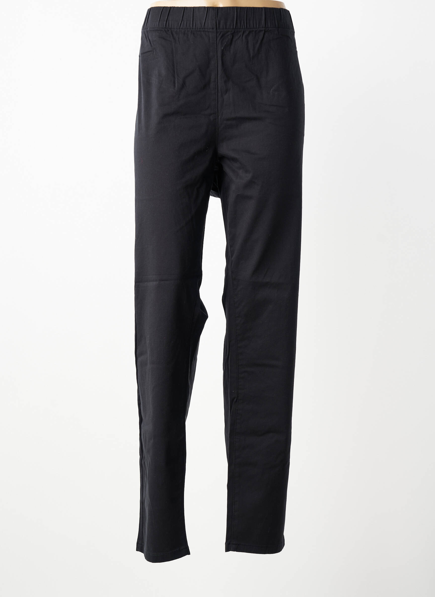 Jegging tissage popeline taille normale noir SHEEGO femme