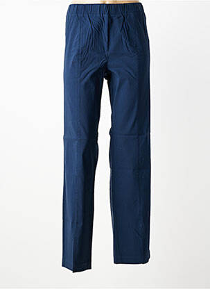 Pantalon droit stretch taille normale bleu SHEEGO femme