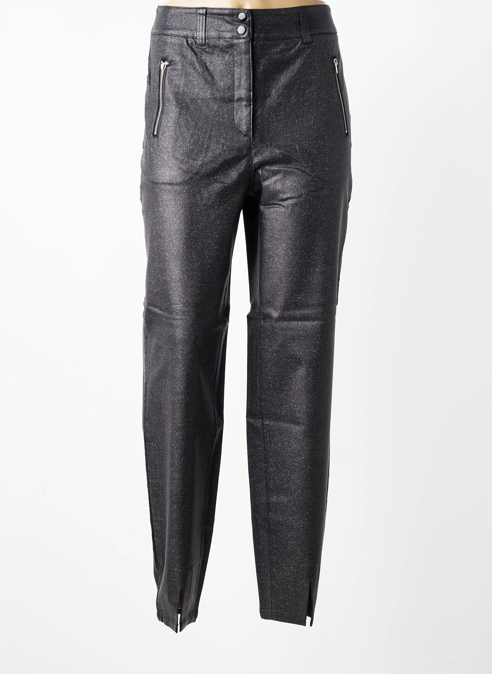 Pantalon slim stretch taille normale noir SHEEGO femme