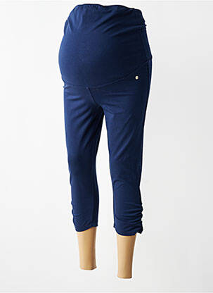 Pantalon maternité tissage jersey bleu SHEEGO femme