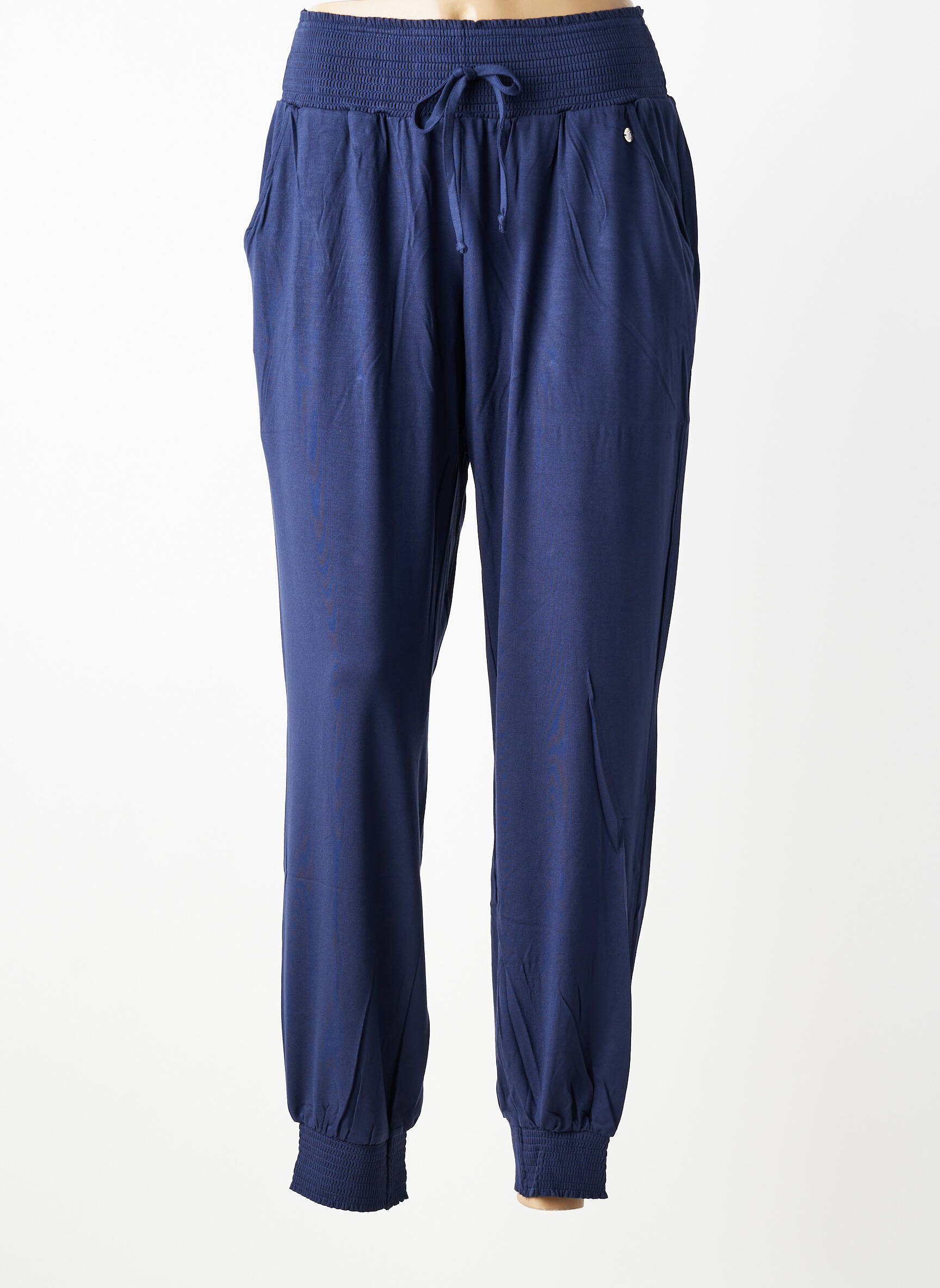 Jogging stretch taille normale bleu SHEEGO femme