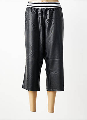 Pantacourt stretch taille normale noir SHEEGO femme