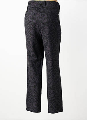 Pantalon slim tissage popeline taille normale noir SHEEGO femme