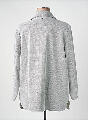 Veste casual coupe droite blanc SHEEGO femme