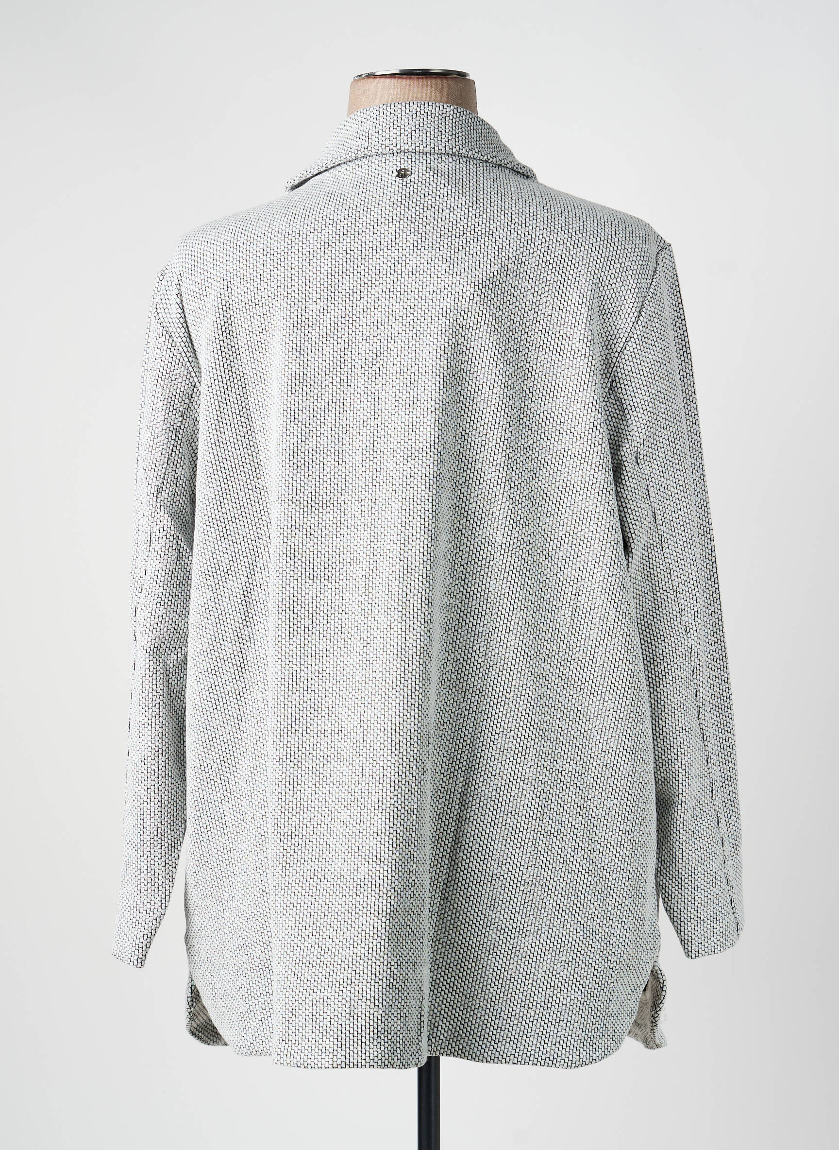 Veste casual coupe droite blanc SHEEGO femme