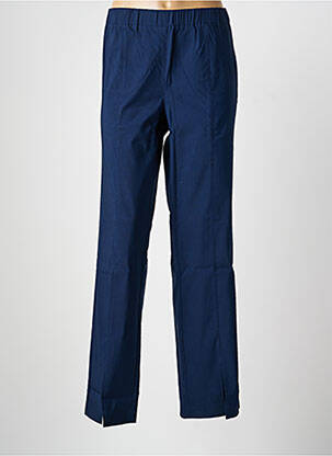 Pantalon droit stretch taille normale bleu SHEEGO femme