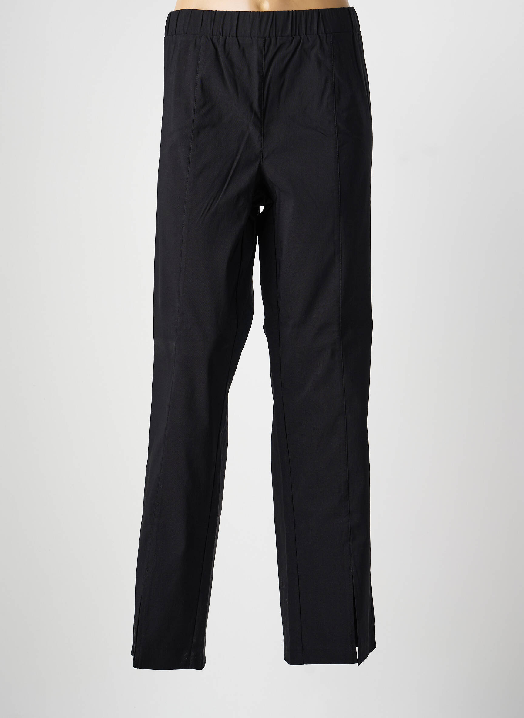 Pantalon droit stretch taille normale noir SHEEGO femme