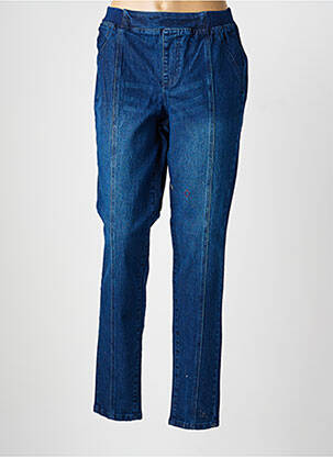 Jegging tissage brut taille normale bleu SHEEGO femme