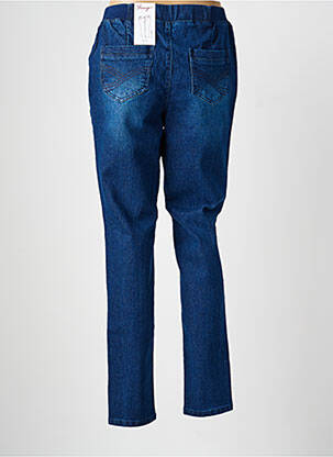 Jegging tissage brut taille normale bleu SHEEGO femme
