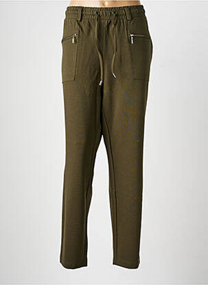 Pantalon droit stretch taille normale vert SHEEGO femme