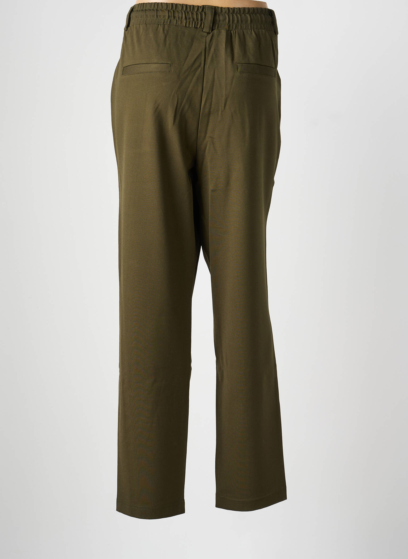 Pantalon droit stretch taille normale vert SHEEGO femme