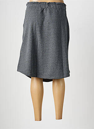 Jupe mi-longue coupe droite gris SHEEGO femme