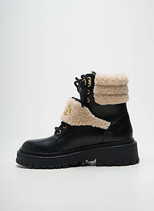 Bottines/boots tissage satiné talon de 4 à 6cm noir LIU JO femme