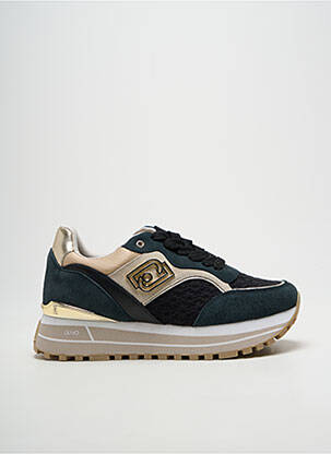 Baskets bout rond talon de 4 à 6cm vert LIU JO femme