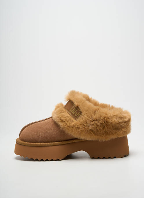 Mules/sabots semi compensé talon de 4 à 6cm marron LIU JO femme