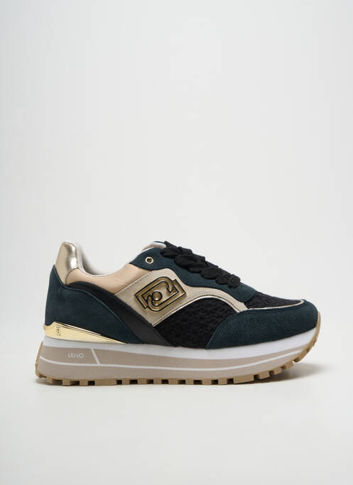 Baskets bout rond talon de 4 à 6cm vert LIU JO femme