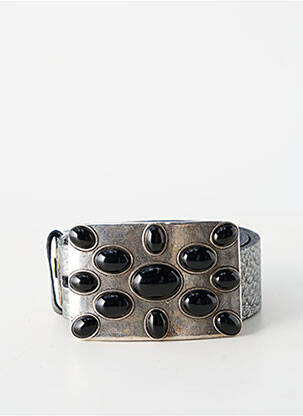 Ceinture effet matière satinée gris BLOW femme