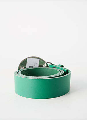 Ceinture fermeture pointe poinçonnée vert BLOW femme