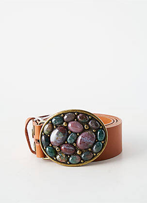 Ceinture coutures renforcées marron BLOW femme