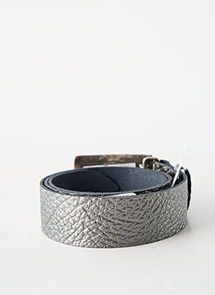Ceinture effet matière satinée gris BLOW femme