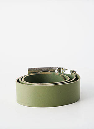 Ceinture fermeture pointe poinçonnée vert BLOW femme