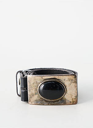 Ceinture fermeture pointe poinçonnée noir BLOW femme