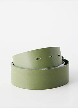 Ceinture fermeture pointe poinçonnée vert BLOW femme