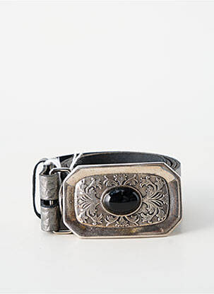 Ceinture fermeture pointe poinçonnée gris BLOW femme