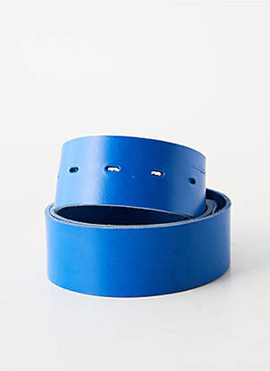 Ceinture fermeture pointe poinçonnée bleu BLOW femme