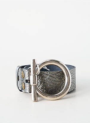 Ceinture fermeture pointe poinçonnée gris BLOW femme