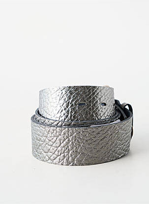 Ceinture fermeture pointe poinçonnée gris BLOW femme