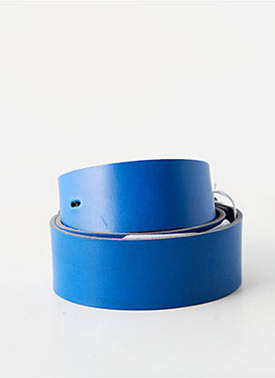 Ceinture fermeture pointe poinçonnée bleu BLOW femme