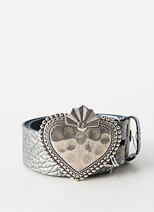 Ceinture effet matière satinée gris BLOW femme