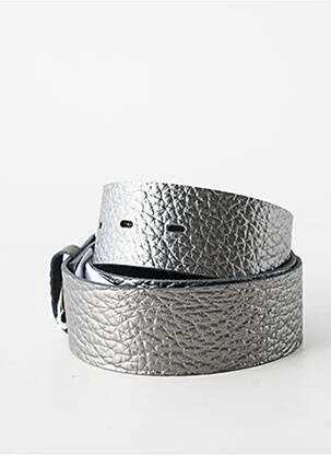 Ceinture effet matière satinée gris BLOW femme