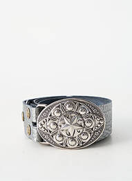 Ceinture effet matière satinée gris BLOW femme