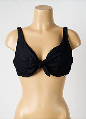 Haut de maillot de bain stretch haut soutien-gorge balconnet noir YSABEL MORA femme