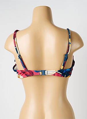 Haut de maillot de bain stretch haut soutien-gorge balconnet rouge YSABEL MORA femme