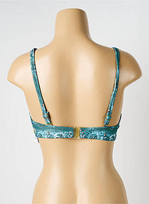 Haut de maillot de bain stretch haut soutien-gorge balconnet vert OLYMPIA femme