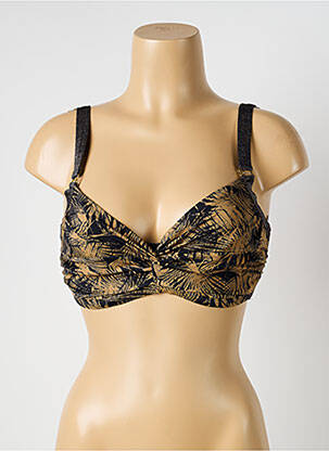 Haut de maillot de bain stretch haut soutien-gorge balconnet noir OLYMPIA femme