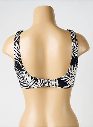 Haut de maillot de bain stretch haut soutien-gorge avec mousse de rembourrage amovible noir ADMAS femme