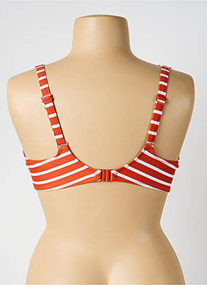 Haut de maillot de bain stretch haut soutien-gorge balconnet orange YSABEL MORA femme