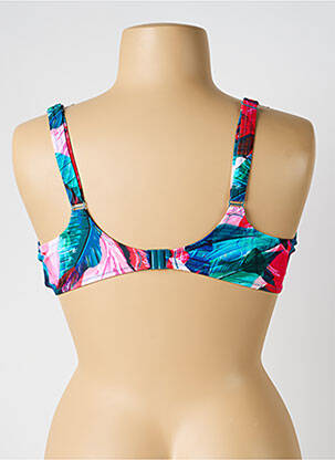 Haut de maillot de bain stretch haut soutien-gorge balconnet rouge YSABEL MORA femme