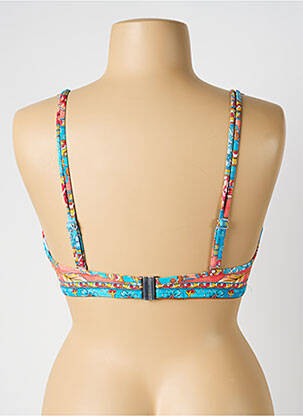 Haut de maillot de bain stretch haut soutien-gorge balconnet bleu OLYMPIA femme