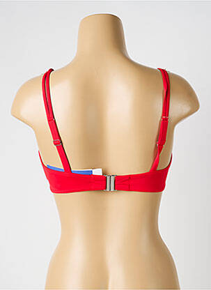 Soutien-gorge effet matière satinée haut soutien-gorge emboitant rouge SUNFLAIR femme