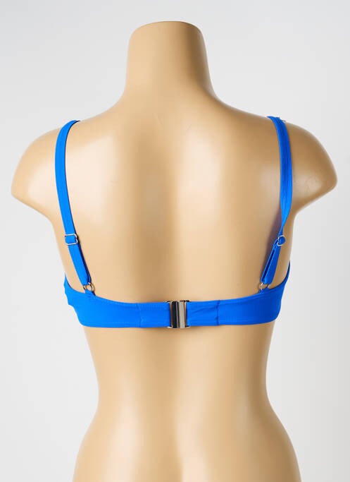 Haut de maillot de bain stretch haut soutien-gorge balconnet bleu SUNFLAIR femme